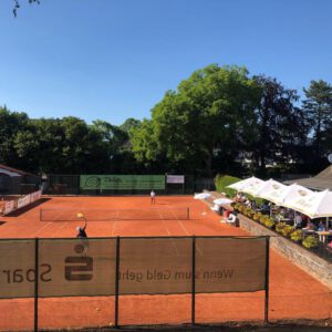 Tennisplatz 3 vom Rheydter Tennisvereinein Schwarz-Weiss